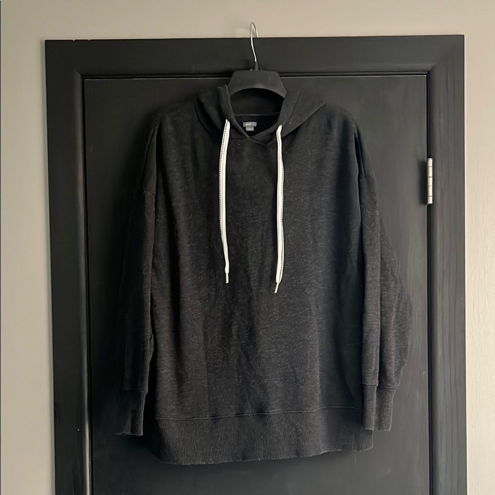Aerie Gray Oversized Long Sleeve Hoodie